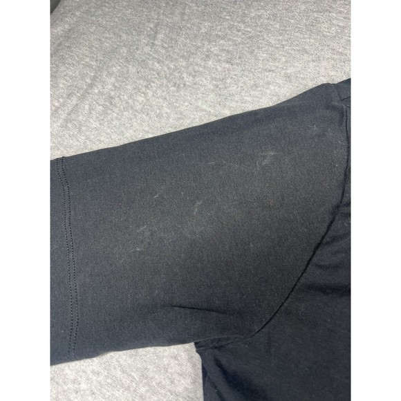 Theory Women's Scoop Neck Short Sleeve  Blouse Black Size M - Picture 7 of 9